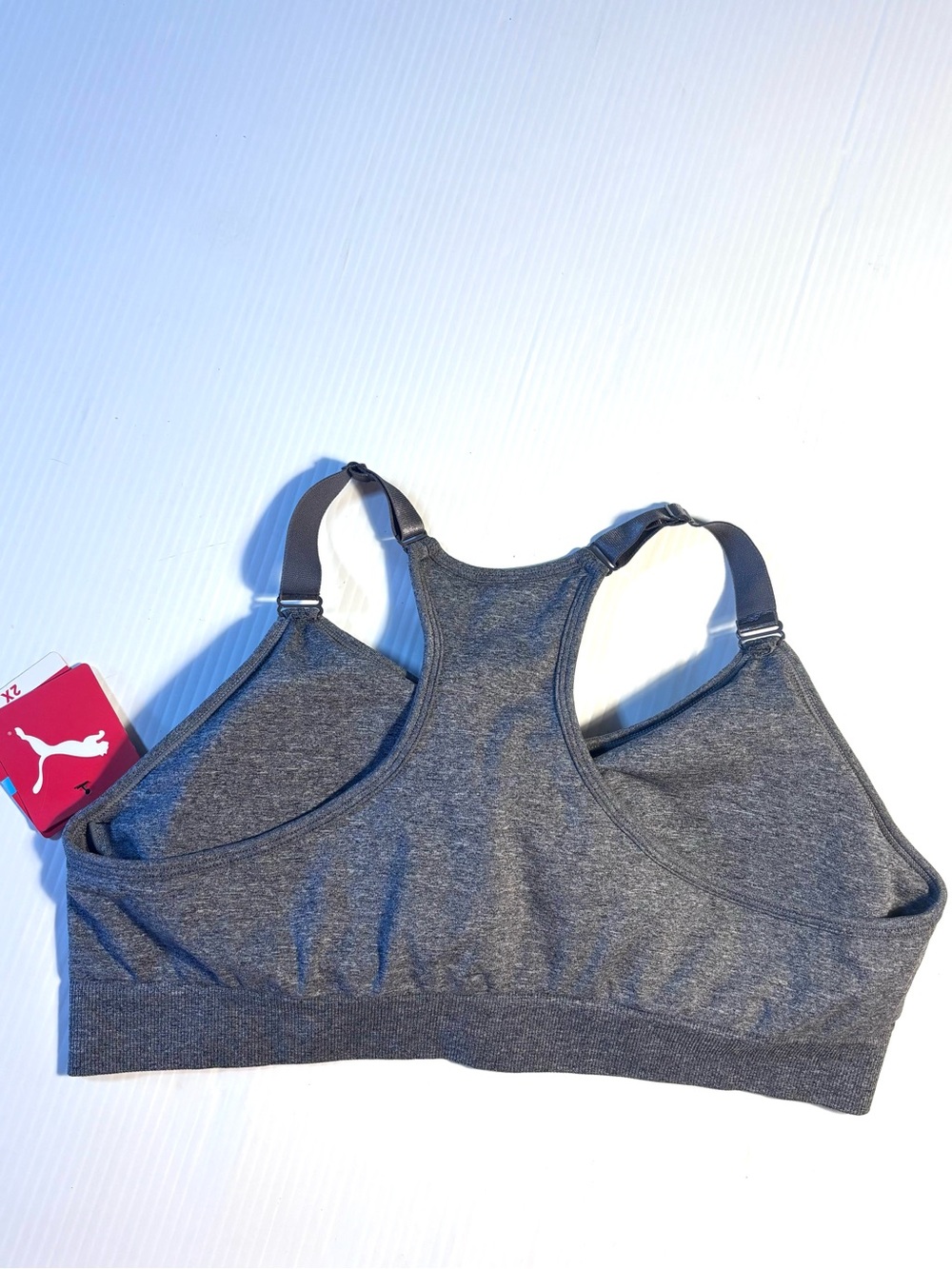 NWT Puma Sports Bra Grey 2X - Picture 7 of 8